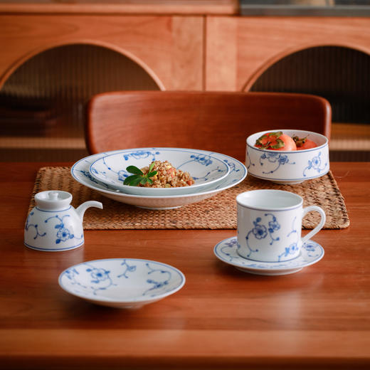 梅花系列餐具 淡蓝青花配清雅花卉纹 商品图4