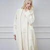 Solo seta女士绵羊毛桑蚕丝山羊绒纯色睡袍2025秋冬可外出对开襟 商品缩略图1