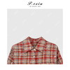 04-2潘依绣丁丁宠粉氛围感穿搭撞色格纹休闲长袖衬衫 Q6917 商品缩略图2