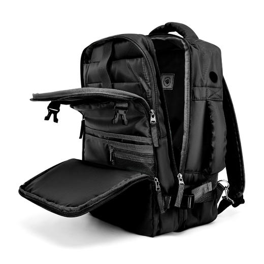 IGUANA旅行背包大容量双肩包 黑色短途旅游轻便行李书包（ZX) 商品图6