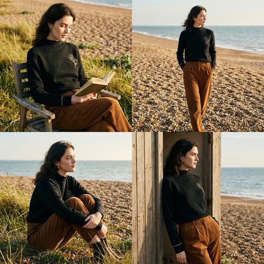 【咕咕同款】PALUOPO/PL山羊绒复古风羊绒衫100%山羊绒帕罗 商品图8