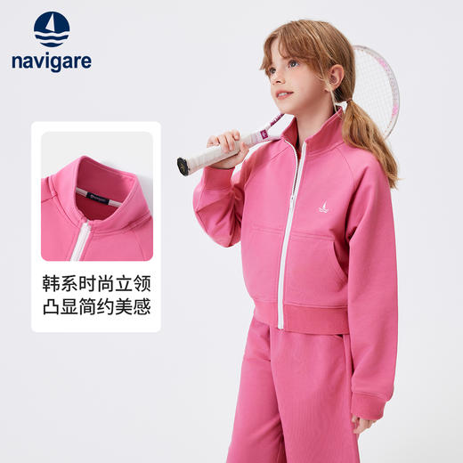 【纳维凯尔】【120-165】意大利小帆船女童春秋卫衣外套 商品图4