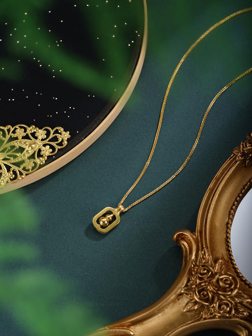 子佩集【福禄一生】银S925套链【FYL-2227】项链镀金可转动葫芦2601 商品图7