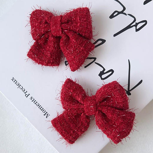 积分兑丝绒结子XXSR发夹-纪念日百货门店同款169248917 商品图0