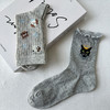 基础设计感猫咪女袜-简约-纪念日百货门店同款169243163 商品缩略图1