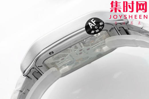 卡地亚AF山度士镂空系列 方形镂空男士石英腕表 商品图6