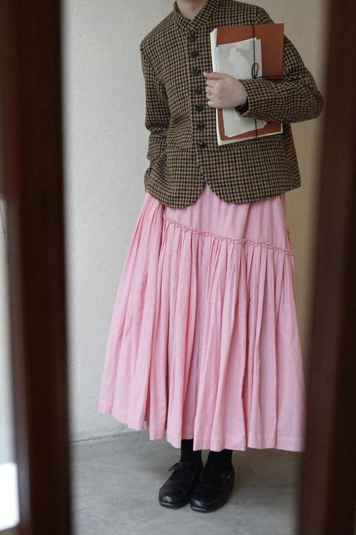 ECOLE DE CURIOSITES复古格纹短外套 商品图0