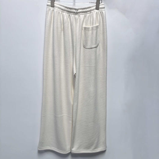 NC松紧腰百搭抓绒阔腿裤51015（白）冬季 954010770321 商品图1