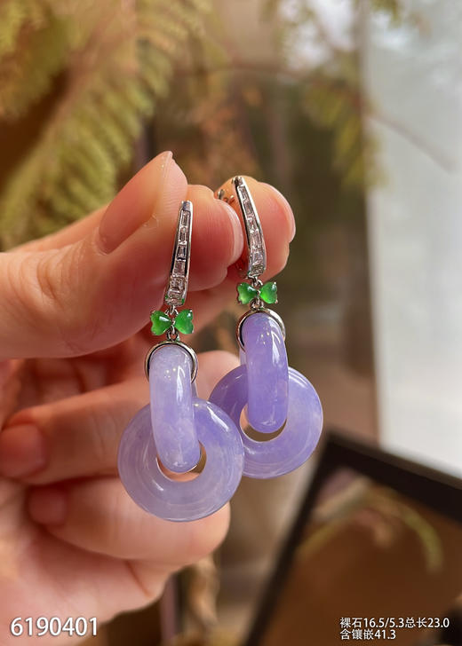 6190401，双环耳坠。具体价格微信咨询 商品图3