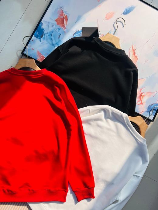 2026新春款！男女情侣刺绣鸟混纺棉圆领卫衣 商品图5