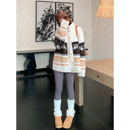 <曾小咸推荐>现货秒杀 ！微信超特价！费尔岛翻领毛衣外套 日常219.99 立减120 秒杀99.99！！ 商品图1