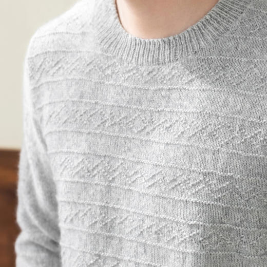 苏苏姐家有致基础羊绒毛衣24号手工diy编织毛线棒针自制材料包 商品图3