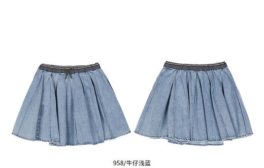 jnby   26年春款  短款腰裙  1Q2D12740 商品图13