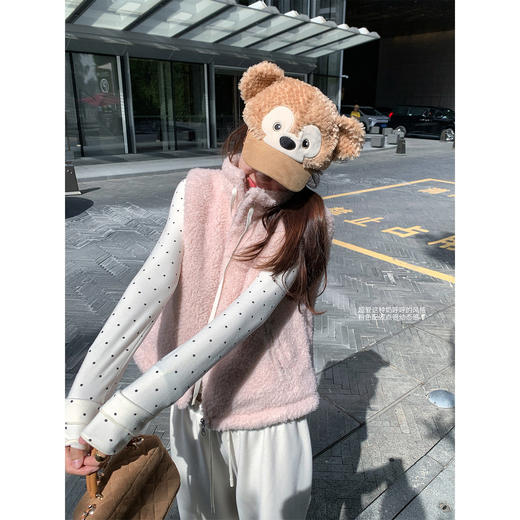 <曾小咸推荐>现货秒杀 ！微信超特价！立领羊羔毛马甲 日常229.99 立减130 秒杀99.99！！ 商品图1