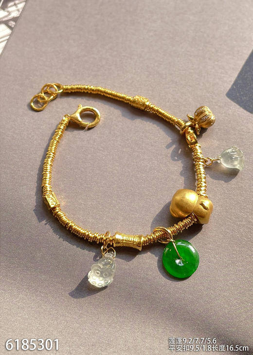 6185301，平安扣手链。具体价格微信咨询 商品图6