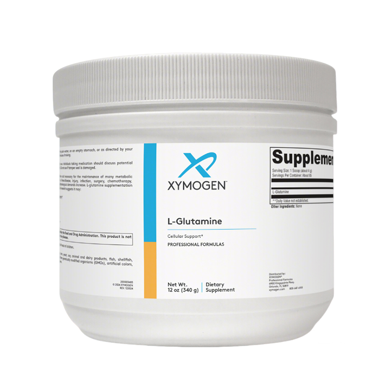 【效期至27年7月】肠道营养素粉剂  XYMOGEN L-Glutamine 85 sv 340g/瓶