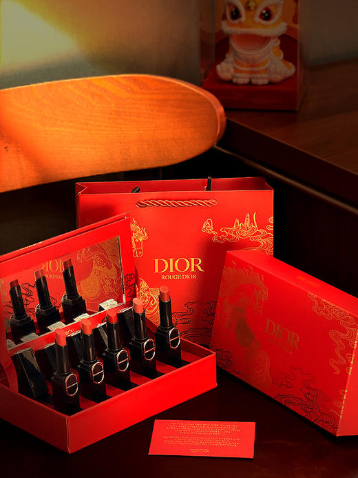 【马年限定】克丽丝汀迪奥烈艳蓝金惊艳唇青套装 (迷你版)1.6g*5  #120+ #390+ #226+ #168+ #550 商品图6