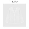04-6潘依绣丁丁宠粉100亚麻简约设计V领长袖衬衫Q63131 商品缩略图1