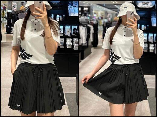 PG家新款春夏女士松紧带大摆褶短裙裤来了！采用原厂全新高密面料！集多重优质功能于一身！透气吸水、抗菌抗静电、柔韧挺阔，水洗后柔软与干爽兼备！炎热夏季完美适穿！ 商品图5