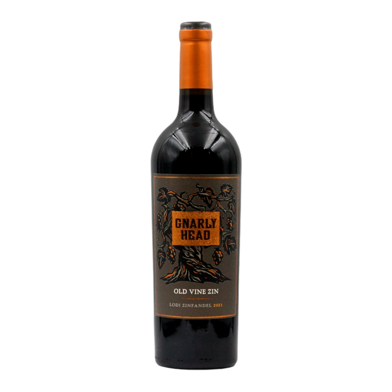 旋藤蔓老藤仙粉黛红葡萄酒2021 Gnarly Head Wines 'Old Vine Zin' Zinfandel, Lodi, USA