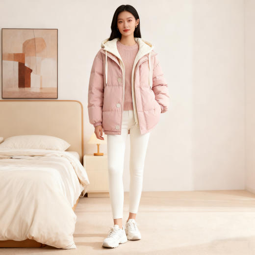 斯辰唯佳SCWJ情侣款假两件三防棉服 商品图4