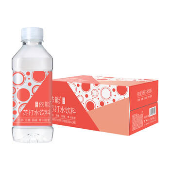 依能 锌强化 无糖无汽弱碱苏打水饮料 350ml*24瓶 整箱装 饮用水 商品图7