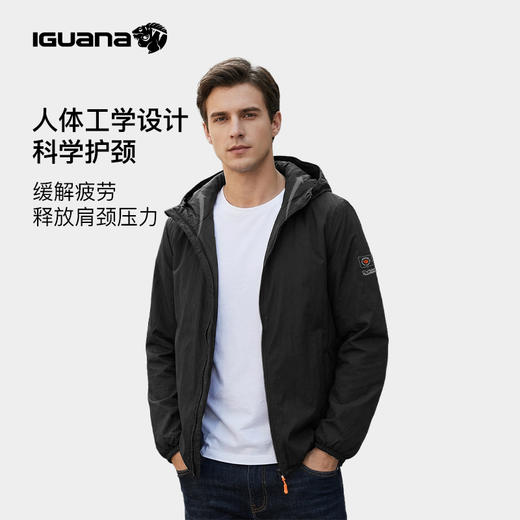 IGUANA 韩国进口气囊耐磨充气颈枕户外运动防泼水轻薄宽松外套（ZX） 商品图2