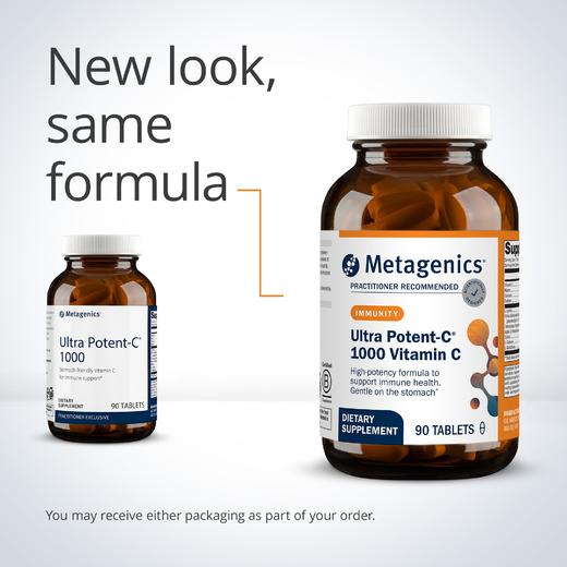 Metagenics Ultra Potent-C® 1000 Vitamin C 90粒 原名称 Ultra Potent-C®  1000 90片新旧包装随机 商品图1