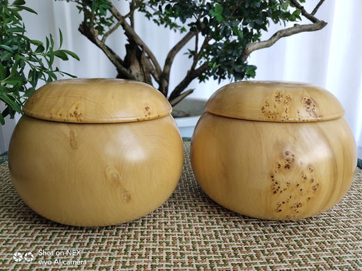 香榧树瘤围棋罐 商品图0