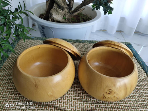 香榧树瘤围棋罐 商品图3