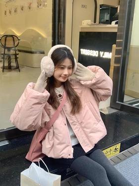 【YW】无忧购“清仓福利”外套女冬季50绒百搭宽松韩系面包服灯笼袖小个子保暖羽绒服9902（现货48小时内天发货）