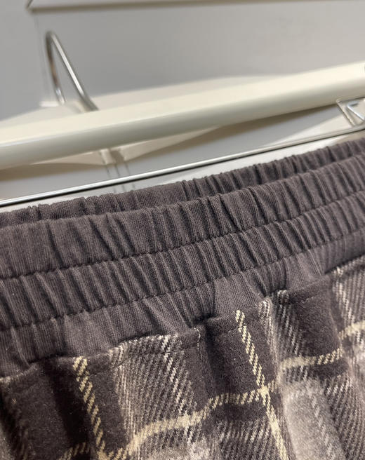 原单正品EP雅莹女士格纹直筒休闲裤01202 商品图7