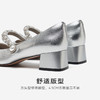星期六26春新款闪钻一字带粗跟玛丽珍SSE1111068 商品缩略图13