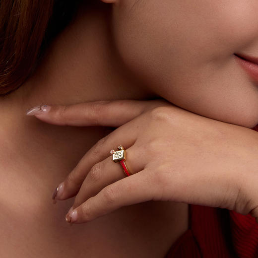 Manreya玛芮雅“指定发财”戒指|铜镀金 商品图4