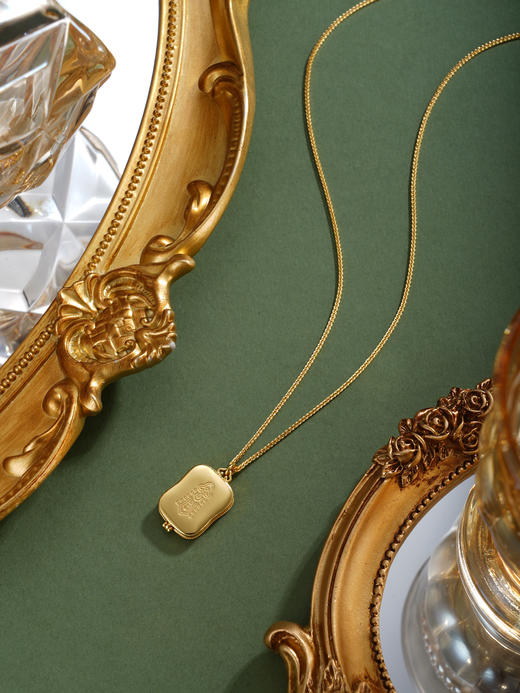 子佩集【金刚智轮】银S925套链【FYL-2127】项链镀金仿牌可打开2601 商品图4