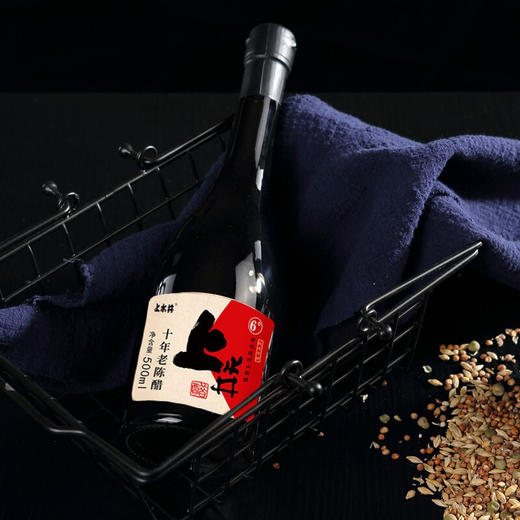 【十年6度】山西上水井老陈醋瓶装500ml 粮食酿造 拒绝添加 商品图2