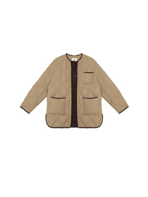 半圆/D5961996/圆领休闲葫芦绗缝拼色羽绒服 商品图4