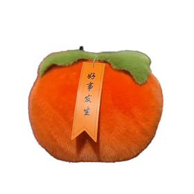 【毛绒装饰】绒艺优品5号20cm柿子毛绒