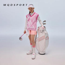 【MQD】【高尔夫】童装男女童毛织运动马甲秋新款儿童保暖舒适背心