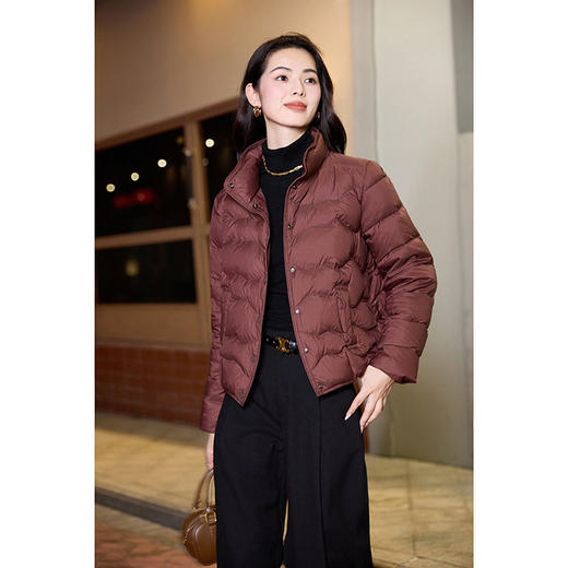 「高货kbnq」全新升级【铂金会员588/天猫799/差价211】(03538)洛诗琳气质轻薄羽绒服2025冬季高级感显瘦保暖短外套女 商品图0