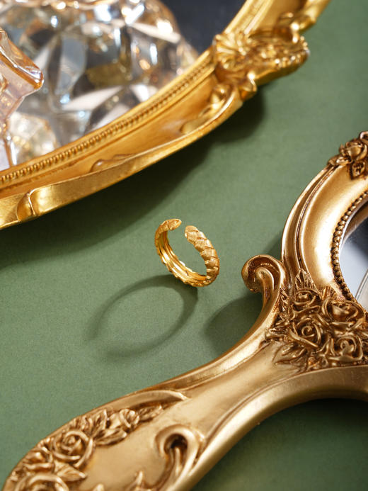 子佩集【情缘织梦】银S925戒指【MYA118】镀金2601 商品图4