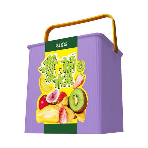 壹大桶水果脆礼盒 /小吃/果蔬脆/（净含量：526g） 商品图0