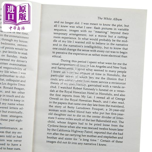 【中商原版】白色专辑 The White Album 英文原版 Joan Didion 散文集 当代美国文化 自我发现 商品图10