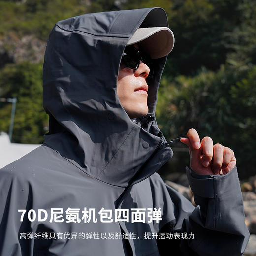 33000ft冲锋衣男女款春秋户外运动防水防风轻透徒步拼色硬壳冲锋衣 商品图4