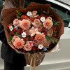 《唐顿庄园》卡布奇诺奶油桃子巧克力泡泡郁金香花束 商品缩略图0