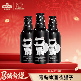 青岛啤酒夜猫子9度 288*24 铝瓶箱啤
