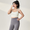 【限时秒】YOGACODE【火树银花系列】运动背心女大码裸感固定杯吊带一体式健身文胸DWC225608 商品缩略图2