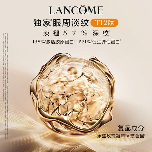 兰蔻菁纯眼霜紧致滋润眼周淡化眼纹淡细纹抗皱修护正装眼霜20ml眼霜5ml*3 玫瑰水30ml 商品图1