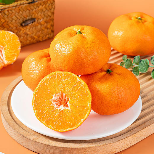 新鲜水果 皮薄易剥 果香浓郁 四川甘平柑橘 3斤装 商品图0