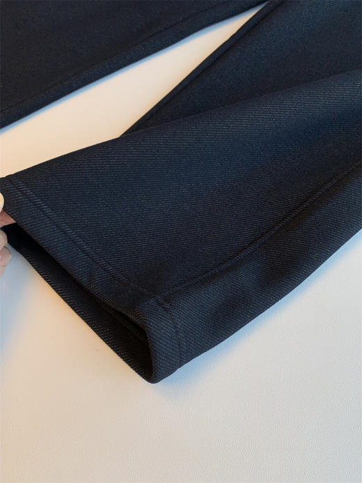 一条可以过动的 加绒加厚醋酸羊毛弯刀牛仔裤&阔腿裤 商品图10